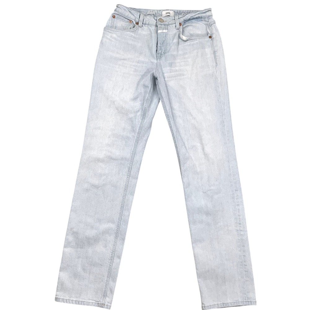 CLOSED Jeans Womens 27 Blue Straight Leg M Handmade Organic Cotton Italy‎ VTG